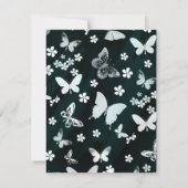 Carte De Correspondance Butterfly Pattern 14 (Dos)