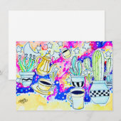 Carte De Correspondance Cactus Café (Devant / Derrière)
