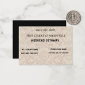 Carte De Correspondance Cadeau de fin de semaine (Devant/Arrière en situation)