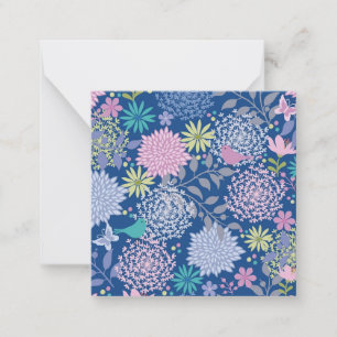Carte De Correspondance Cadeau de Noël Floral 60e Anniversaire