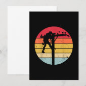 Carte De Correspondance Cadeau d'électricien monteur (Devant / Derrière)