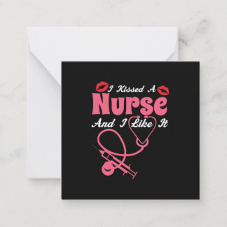 Carte De Correspondance Cadeau infirmière | J'Ai Baisé Une Infirmière Et J