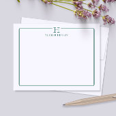 Carte De Correspondance Cadeau initial Papeterie de bureau pour hommes Ver