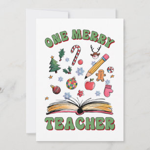 Carte De Correspondance Cadeau pour Enseignant Un Enseignant Joyeux