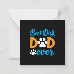Carte De Correspondance Cadeau pour grand-père Meilleur papa pour chien