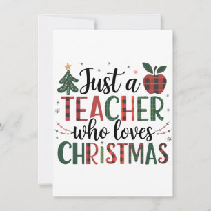Carte De Correspondance Cadeau pour un enseignant Juste un enseignant qu