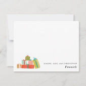 Carte De Correspondance Cadeaux de Noël de l'eau festive moderne Fête (Devant)