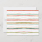 Carte De Correspondance Cadeaux de Noël de l'eau festive moderne Fête (Dos)