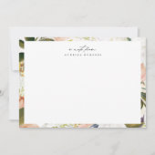 Carte De Correspondance Cadre végétal sophistiqué (Devant)