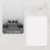 Carte De Correspondance Cale dans le brouillard (Devant / Derrière)