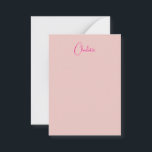 Carte De Correspondance Calligraphie Rose Gold Élégant Simple Nom<br><div class="desc">Vous cherchez une belle calligraphie avec une écriture esthétique ? Ce design simple et accrocheur est pour vous. Ce produit impressionne immédiatement ceux qui le voient. Le design fin et de bon goût reflétera immédiatement la qualité de votre relation et de votre famille.</div>