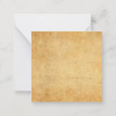 Carte De Correspondance Calligraphie Script Monogramme Vieille apparence p (Dos)