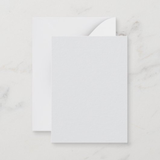 Carte De Correspondance Calligraphy Simple Grey Professional Name (Dos)