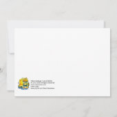 Carte De Correspondance Camion jaune garbage #130704 (Dos)