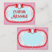 Carte De Correspondance Candy Cameo sur mesure (Devant / Derrière)