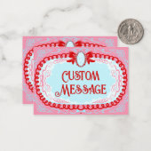 Carte De Correspondance Candy Cameo sur mesure (Devant/Arrière en situation)