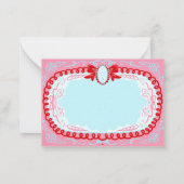 Carte De Correspondance Candy Cameo sur mesure (Dos)