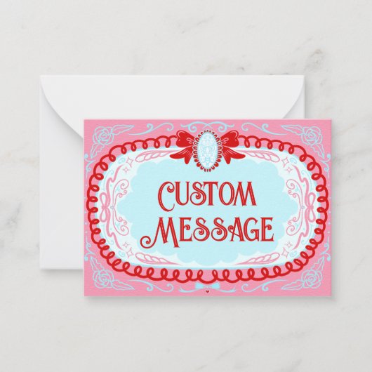 Carte De Correspondance Candy Cameo sur mesure (Devant)