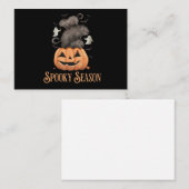 Carte De Correspondance Capybara Halloween (Devant / Derrière)