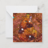 Carte De Correspondance Capybara nommé Dream (Dos)