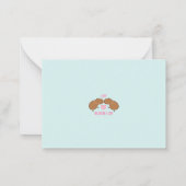 Carte De Correspondance Capybara Saint-Valentin (Dos)
