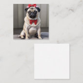 Carte De Correspondance Carlin avec arc (Devant / Derrière)