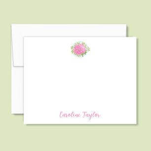 Carte De Correspondance Carnation rose Janvier Fleur de naissance Papeteri