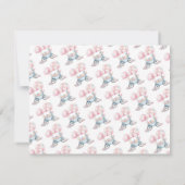 Carte De Correspondance Carnaval Cute Anniversaire Budget Merci (Dos)