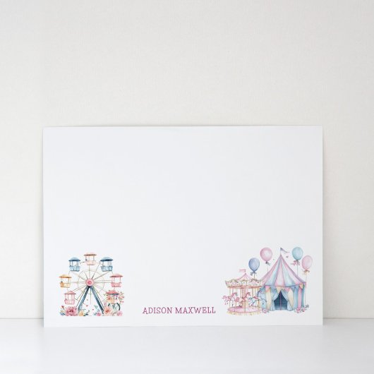 Carte De Correspondance Carnaval Joyeux Anniversaire Budget Merci