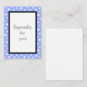 Carte De Correspondance Cartes-cadeaux pour petits points (Devant / Derrière)
