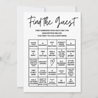 Carte De Correspondance Carton de Bingo pour Baby Shower