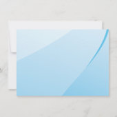 Carte De Correspondance Cartoon Blue White Grey Shark Name (Dos)