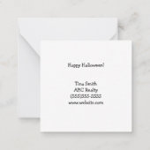 Carte De Correspondance Carve out Time for Your Referals Halloween (Dos)