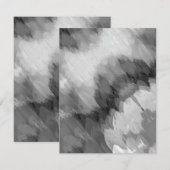 Carte De Correspondance Cascade de l'aquarelle, nature 3 (Devant / Derrière)