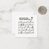 Carte De Correspondance Cavalier King Charles Spaniel (Devant/Arrière en situation)