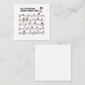 Carte De Correspondance Cavalier King Charles Spaniel (Devant / Derrière)