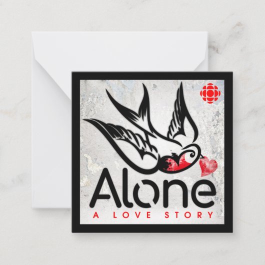 Carte De Correspondance CBC Alone : Une histoire d'amour (Devant)