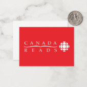 Carte De Correspondance CBC Canada Lire (Devant/Arrière en situation)