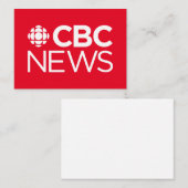Carte De Correspondance CBC News (Devant / Derrière)