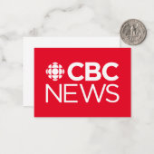 Carte De Correspondance CBC News (Devant/Arrière en situation)