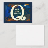 CARTE DE CORRESPONDANCE CBC Q (Devant / Derrière)