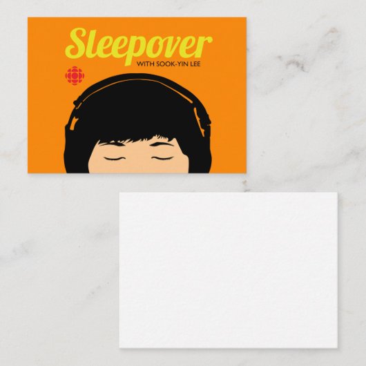 Carte De Correspondance CBC Sleepover (Devant / Derrière)
