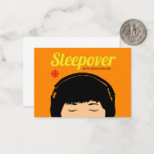 Carte De Correspondance CBC Sleepover (Devant/Arrière en situation)