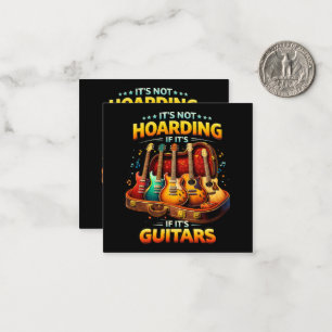 Carte De Correspondance Ce n'est pas du hoarding si c'est des guitares – M