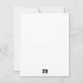 Carte De Correspondance Célébration de la musique (Dos)