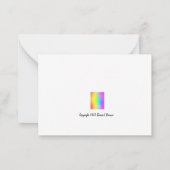 Carte De Correspondance Célébrez La Vie C'Est Votre Jour (Dos)