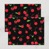 Carte De Correspondance Cerise 2 (Devant / Derrière)