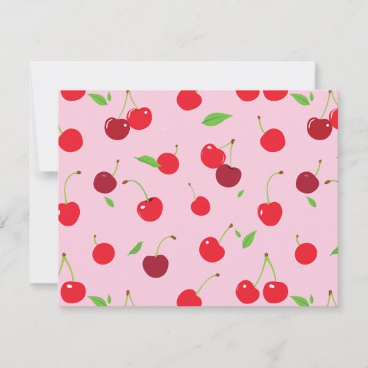 Carte De Correspondance Cerise 3 (Devant)