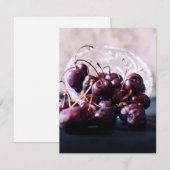Carte De Correspondance Cerises (Devant / Derrière)