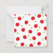 Carte De Correspondance Cerises d'aquarelle (Dos)